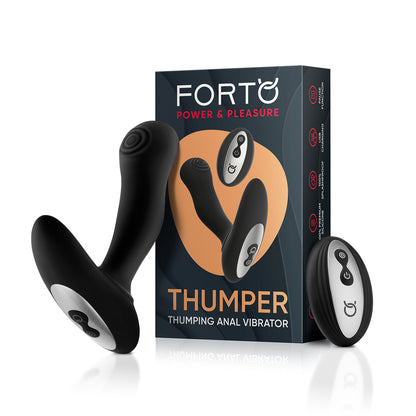 Forto Thumper Black | 663546905262 | Available at EroticWarehouse.com