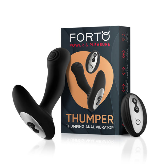 Forto Thumper Black | 663546905262 | Available at EroticWarehouse.com