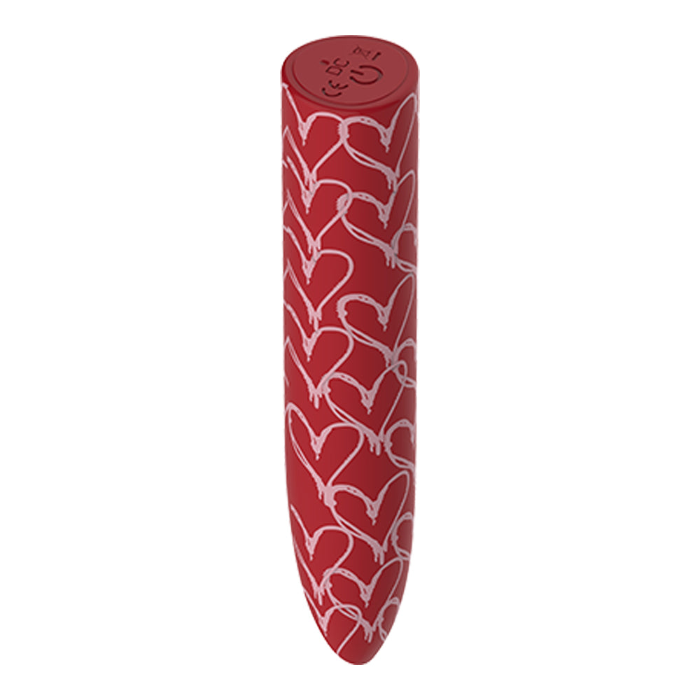 HB82: Heart Bullet Red | 663546905828 | Available at EroticWarehouse.com