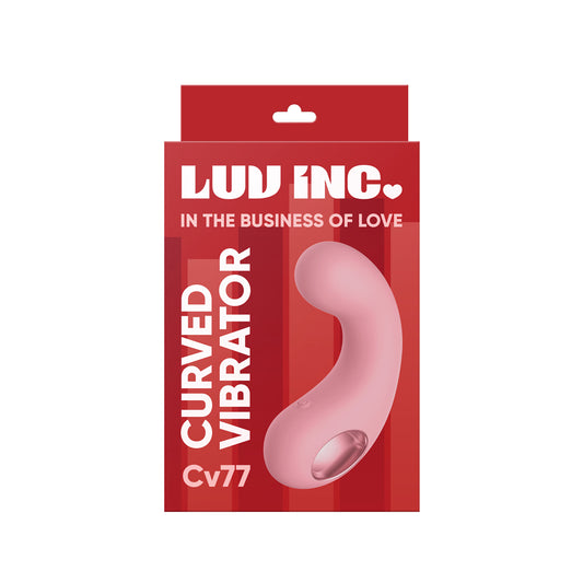 Cv77: Curved Vibrator Light Pink | 663546905842 | Available at EroticWarehouse.com