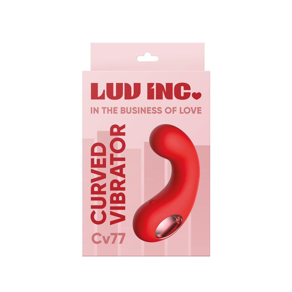 Cv77: Curved Vibrator Red | 663546905859 | Available at EroticWarehouse.com
