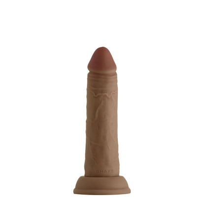 Model J Shaft 6.5'' Liquid Silicone Dong Oak | 663546906054 | Available at EroticWarehouse.com