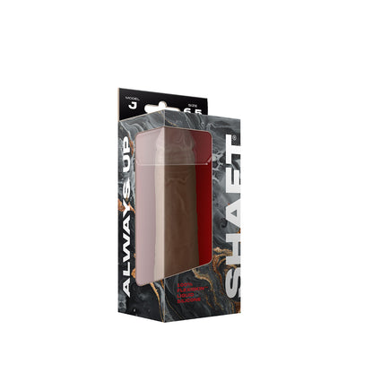 Model J Shaft 6.5'' Liquid Silicone Dong Oak | 663546906054 | Available at EroticWarehouse.com
