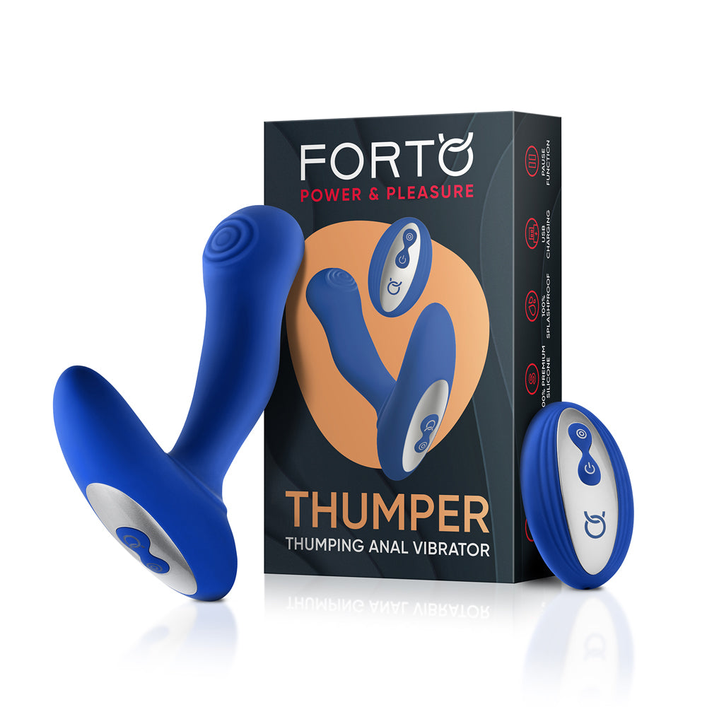 Forto Thumper Blue | 663546906313 | Available at EroticWarehouse.com