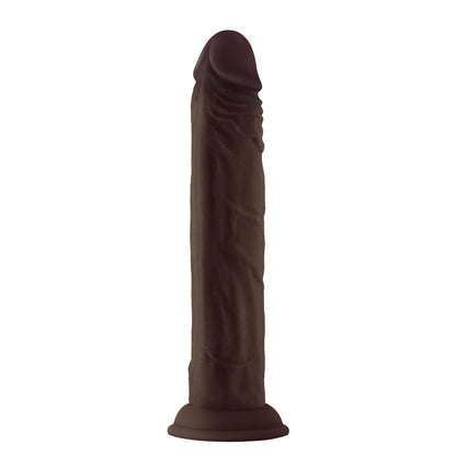 Model J 9.5" Liquid Silicone Dong Mahogany | 663546906504 | Available at EroticWarehouse.com