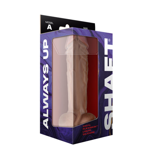 Model A 10.5" Liquid Silicone Dong W/Balls Pine | 663546906559 | Available at EroticWarehouse.com