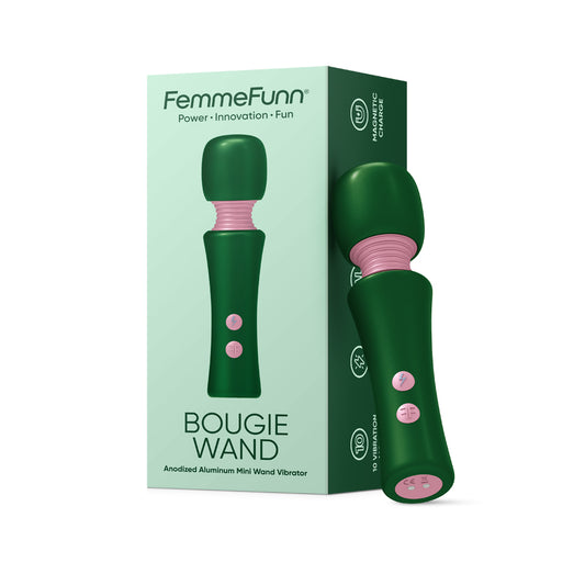 Femmefunn Bougie Wand Green | 663546907099 | Available at EroticWarehouse.com