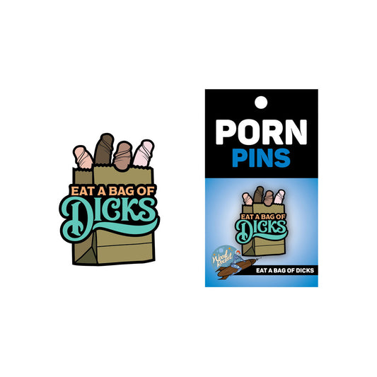 Bag Of Dicks Pin | 665752707739 | Available at EroticWarehouse.com