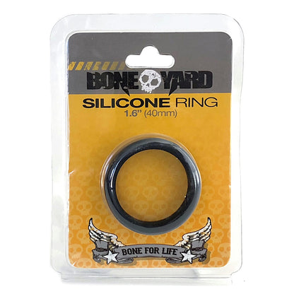Boneyard Silicone Ring 40Mm Black | 666987001401 | Available at EroticWarehouse.com