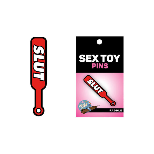 Slut Paddle Pin | 669203784973 | Available at EroticWarehouse.com