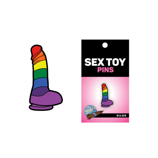 Rainbow Dildo Pin | 669203785031 | Available at EroticWarehouse.com