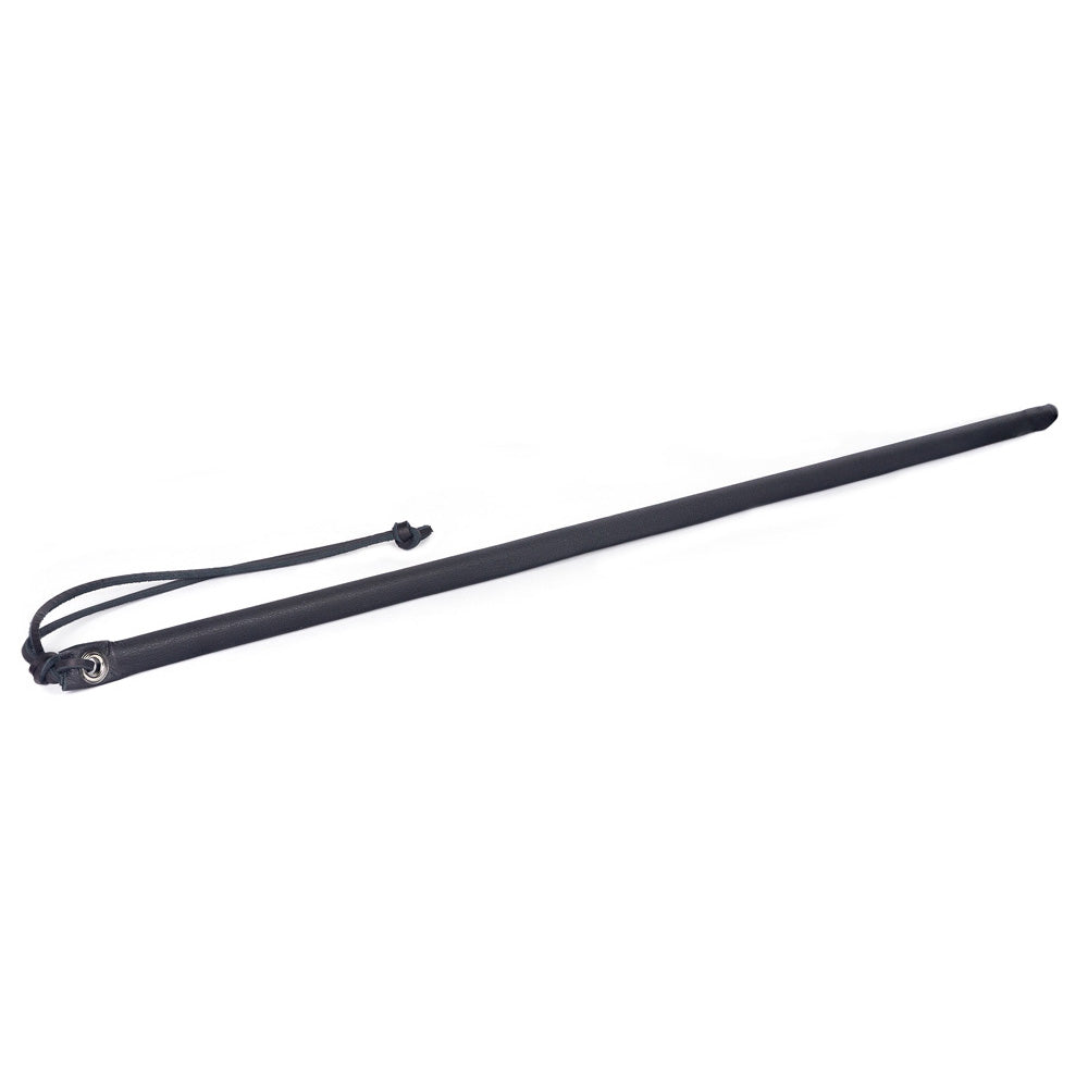 24" Leather Wrapped Cane Black | 669729110225 | Available at EroticWarehouse.com