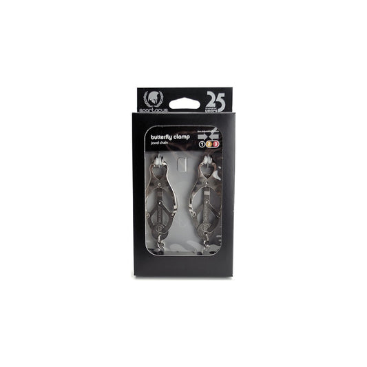 Butterfly Clamp with Link Chain | 669729200162 | Available at EroticWarehouse.com