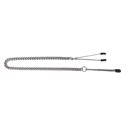 Tweezer Clamp & Jewel Chain - Adj. | 669729200476 | Available at EroticWarehouse.com