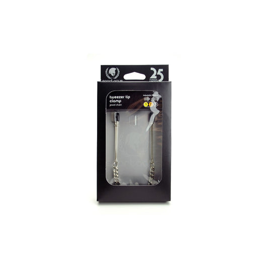 Tweezer Clamp & Jewel Chain - Adj. | 669729200476 | Available at EroticWarehouse.com