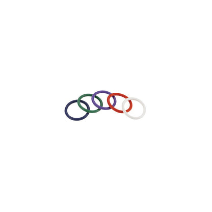1.5'' Soft C-Rings - Rainbow | 669729410479 | Available at EroticWarehouse.com