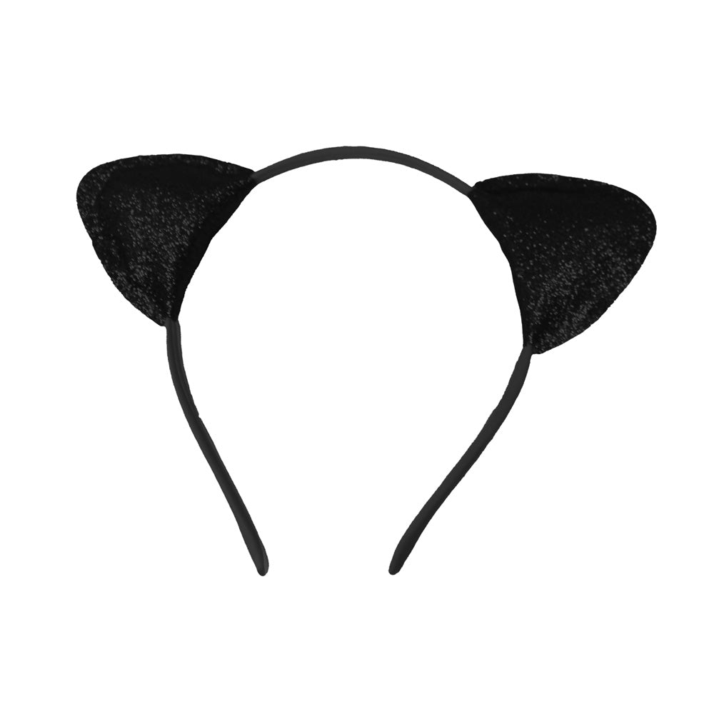 Baby Doll & Panty Set & Cat Ears Black 2Xl | 671241122464 | Available at EroticWarehouse.com