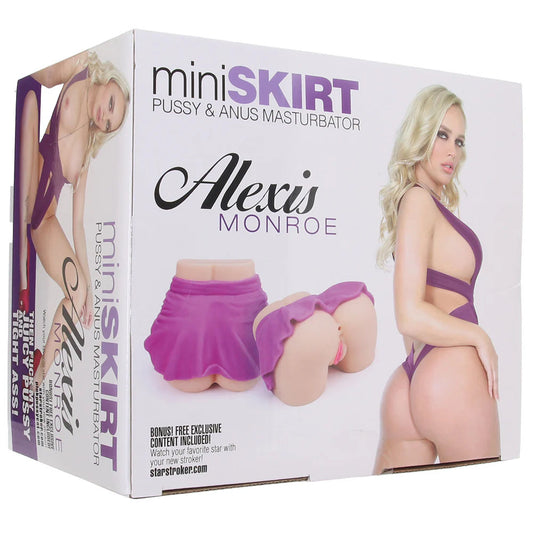 Alexis Monroe Mini Skirt Pussy & Ass Masturbator | 671891764427 | Available at EroticWarehouse.com