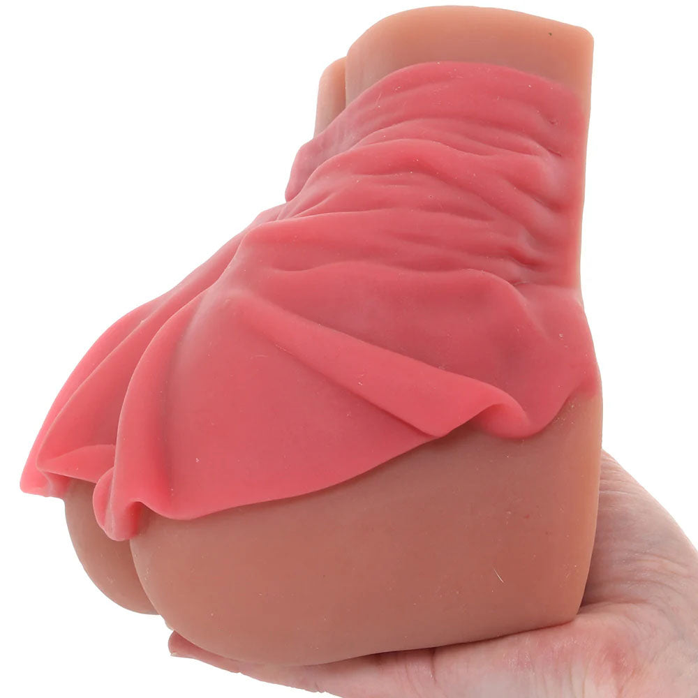 Chanell Heart Mini Skirt Pussy & Ass Masturbator | 671891764489 | Available at EroticWarehouse.com