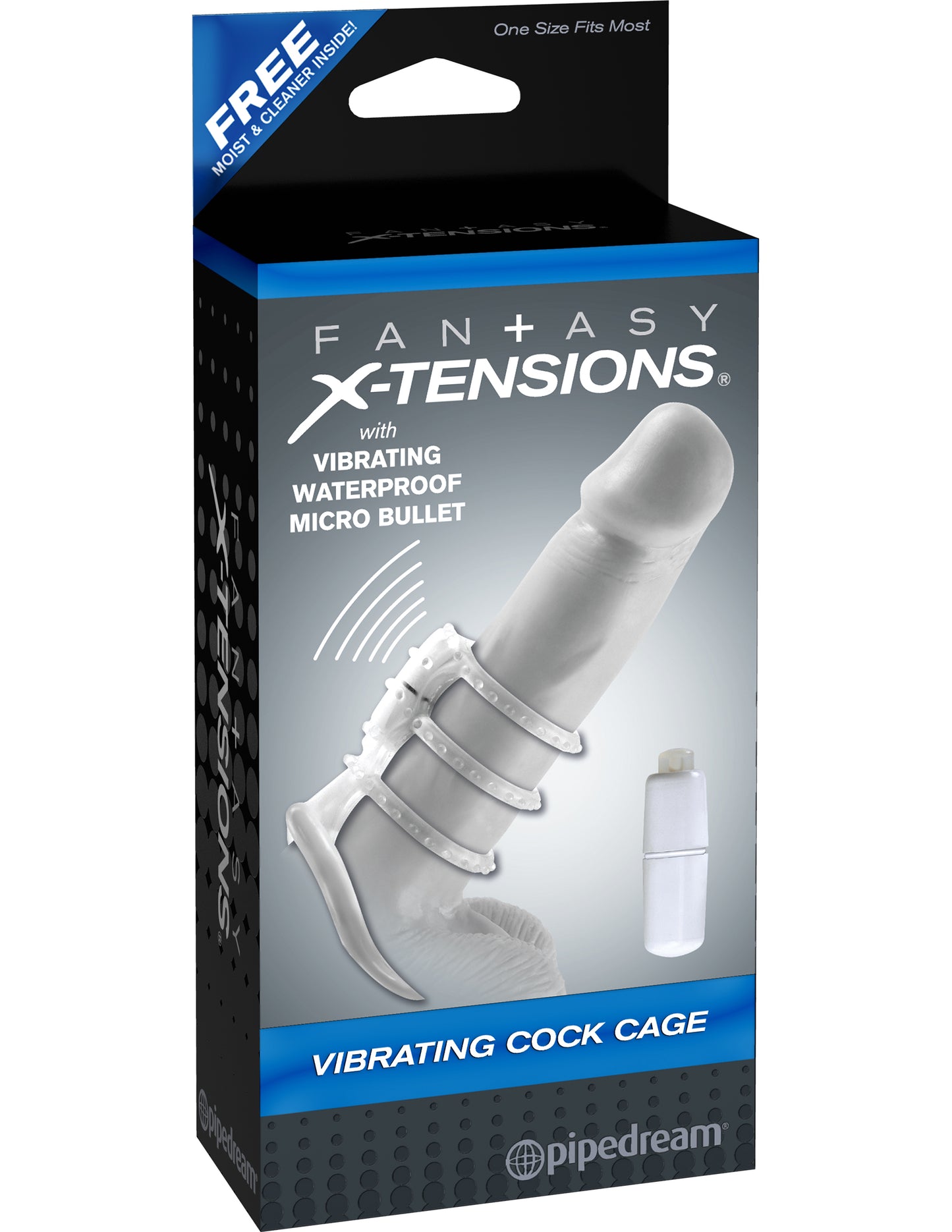 Fantasy X-Tensions Vibrating Cock Cage | 603912345896 | Available at EroticWarehouse.com