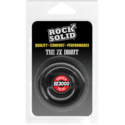 Rock Solid Donut 2X Black | 6768903842205 | Available at EroticWarehouse.com