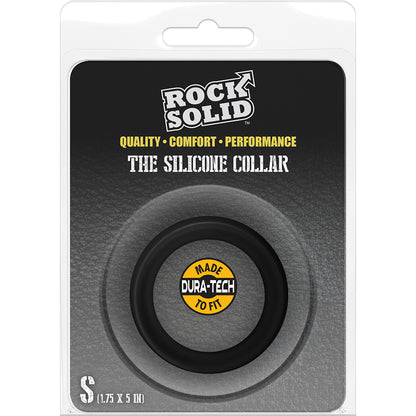 Rock Solid Collar Small Black | 6768903843103 | Available at EroticWarehouse.com