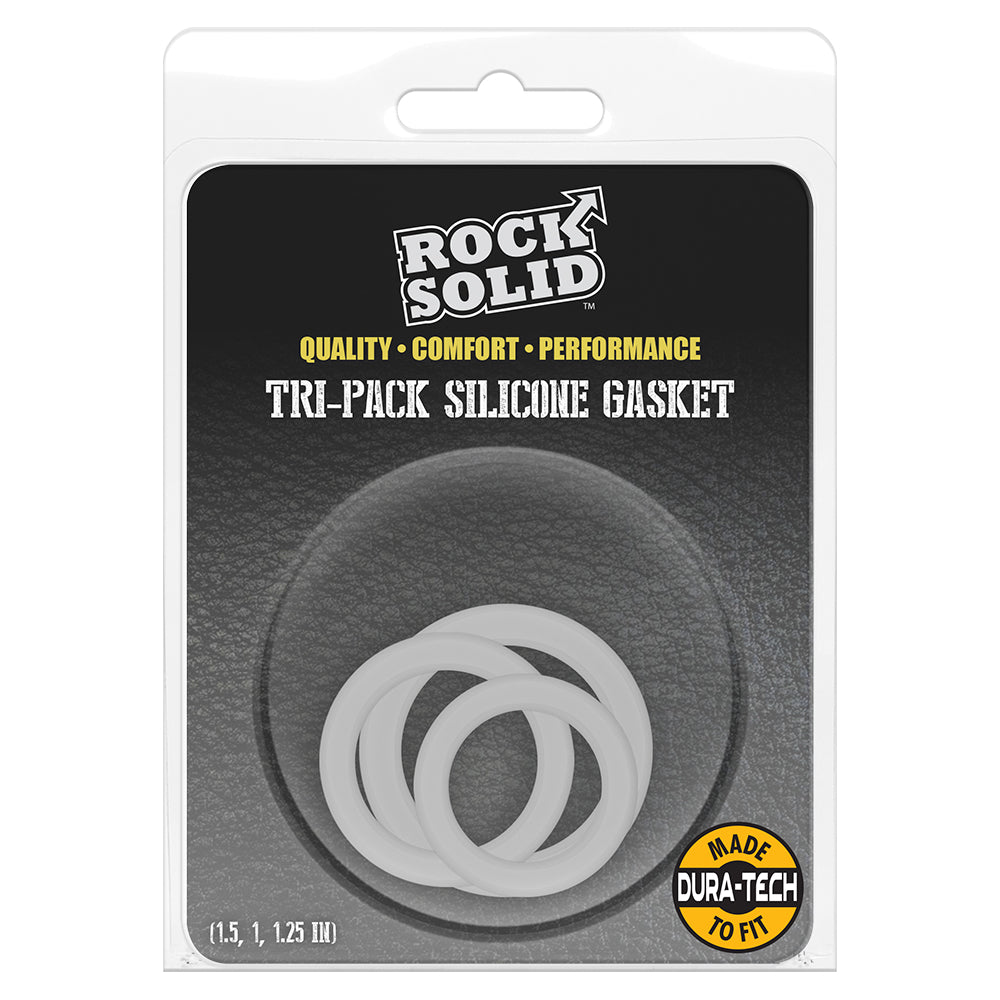 Rock Solid Tri-Pack Gasket Translucent | 6768903846708 | Available at EroticWarehouse.com