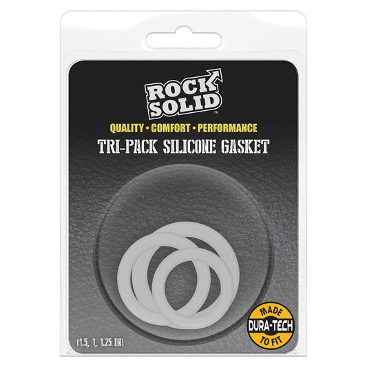 Rock Solid Tri-Pack Gasket Translucent | 6768903846708 | Available at EroticWarehouse.com