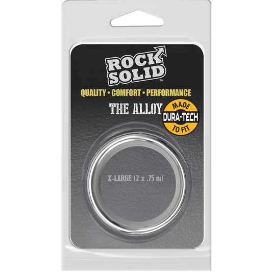 Rock Solid Brushed Alloy X-Large Silver | 6768903849921 | Available at EroticWarehouse.com