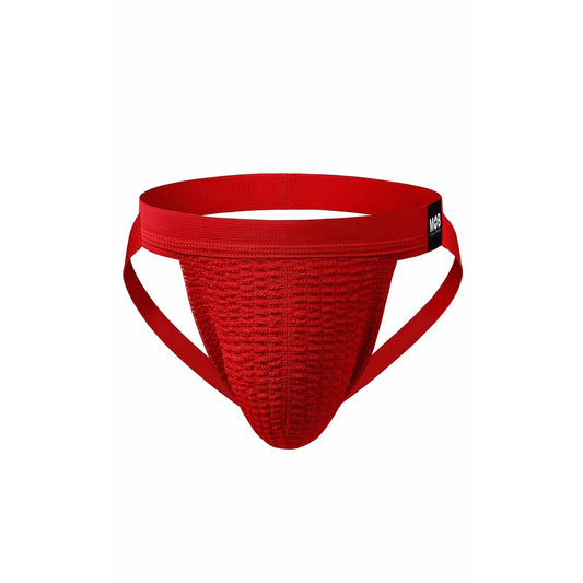Mob Fetish Swim Jockstrap Red Small | 677355455122 | Available at EroticWarehouse.com