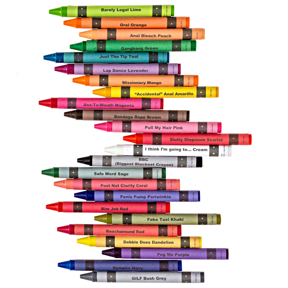 Offensive Crayon Pack | 677355811096 | Available at EroticWarehouse.com