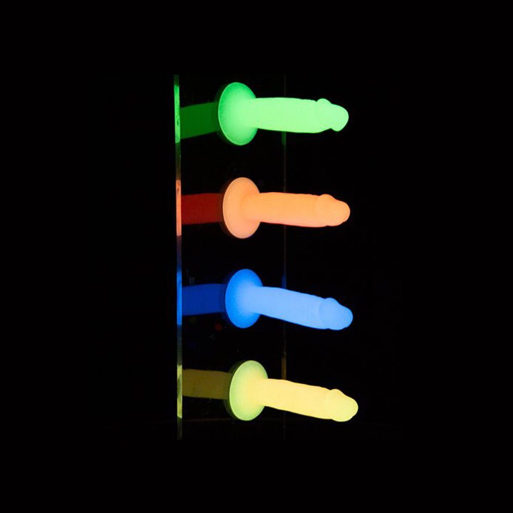 Addiction Silly Willy 3.5" Mini Dongs Glow In The Dark 12Ct Display | 677613870667 | Available at EroticWarehouse.com