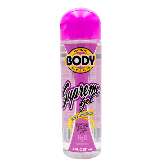 Body Action Supreme Gel 8.5 oz. | 679359000872 | Available at EroticWarehouse.com