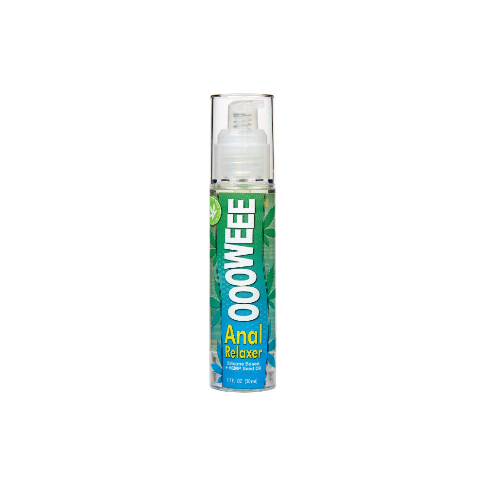 Ooowee Anal Relaxing Silicone Lubricant With Hemp Seed Oil 1.7 oz. | 679359001022 | Available at EroticWarehouse.com