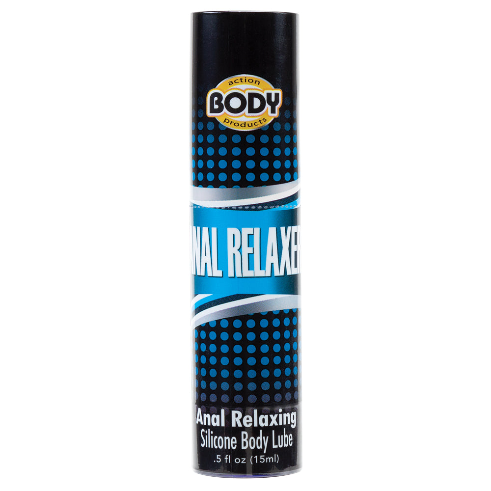 Body Action Anal Relaxer Silicone Lubricant 0.50 oz Bottle | 679359001787 | Available at EroticWarehouse.com