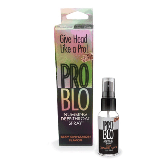 Pro Blo Numbing Spray Cinnamon | 685634101882 | Available at EroticWarehouse.com