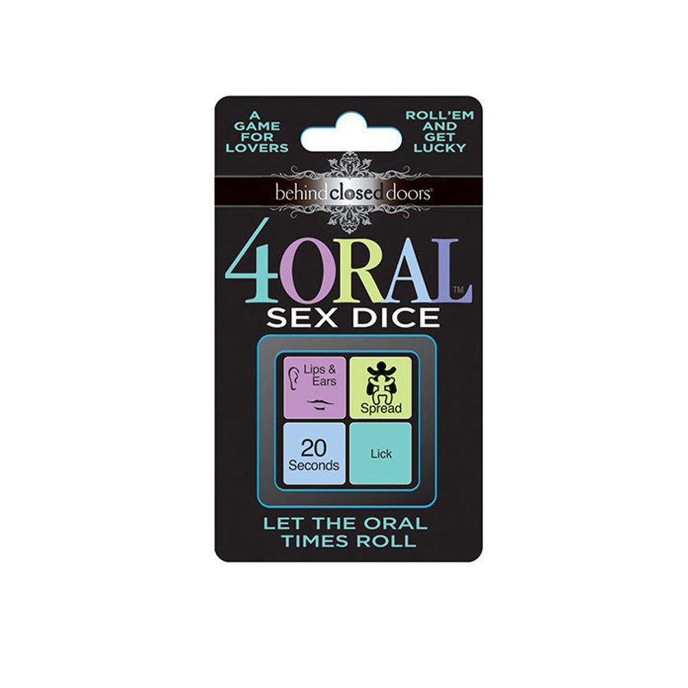 4 Oral Sex Dice | 685634102810 | Available at EroticWarehouse.com