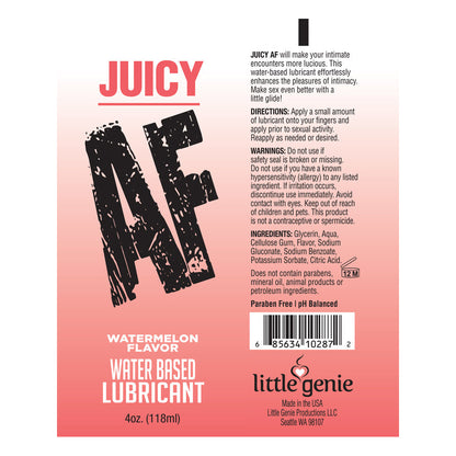 Af Lube Watermelon 2 oz. | 685634102889 | Available at EroticWarehouse.com