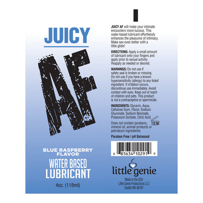 Af Lube Blue Raspberry 2 oz. | 685634102926 | Available at EroticWarehouse.com