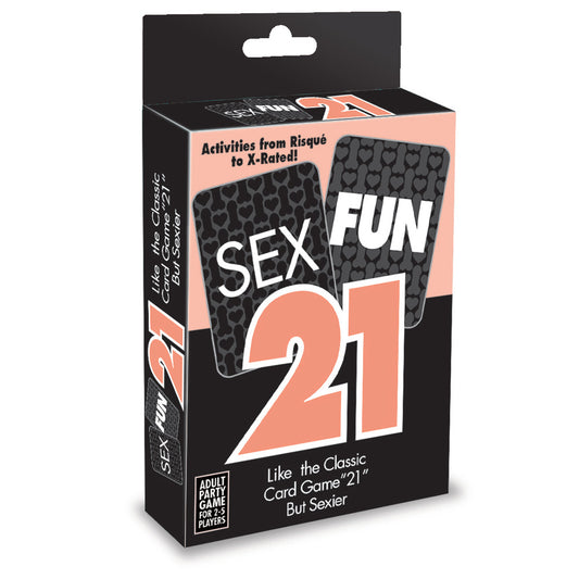 Sex Fun 21 Card Game | 685634103077 | Available at EroticWarehouse.com