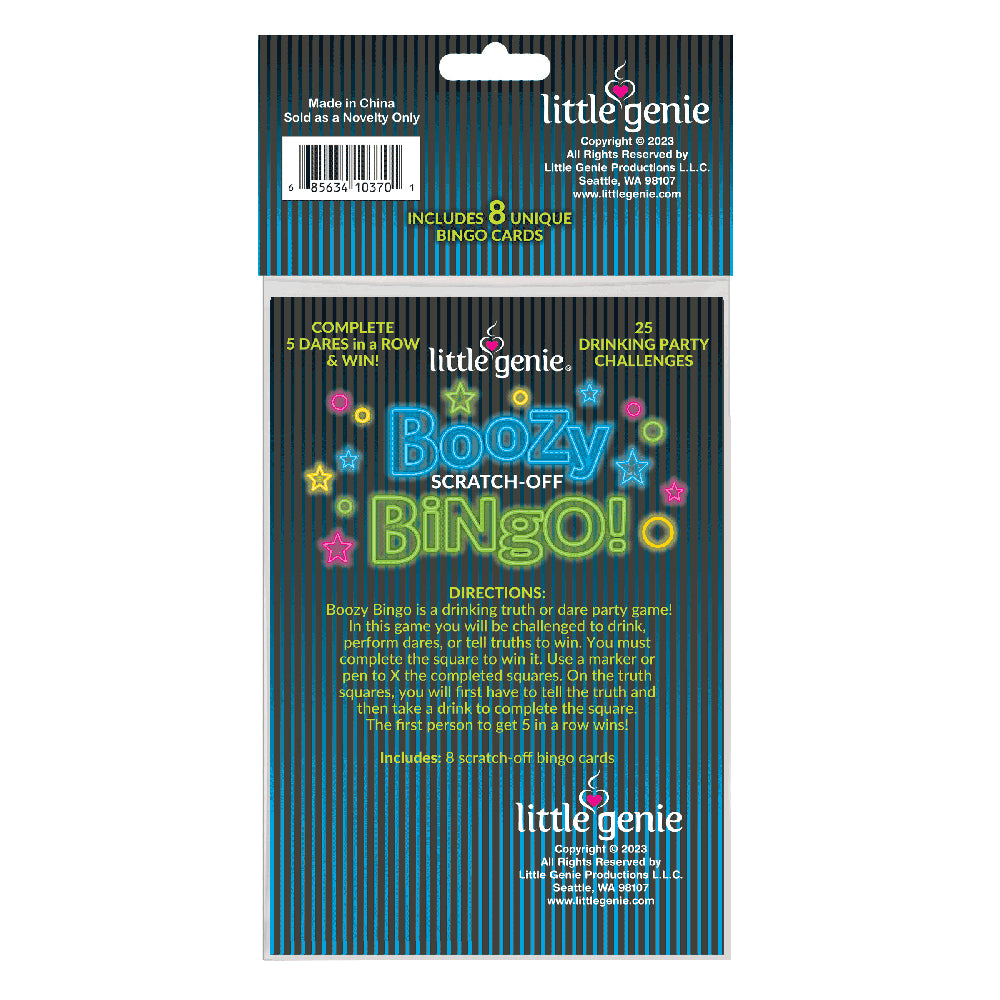 Boozy Bingo | 685634103701 | Available at EroticWarehouse.com