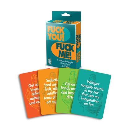 F*ck You F*ck Me Card Game | 685634103800 | Available at EroticWarehouse.com