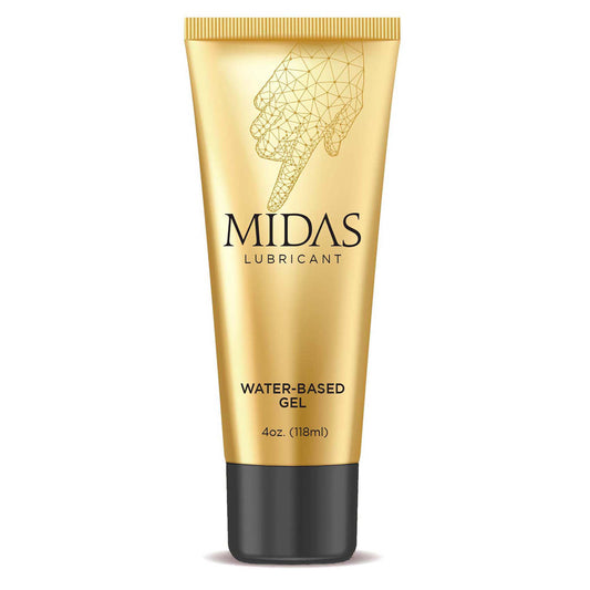 Midas Water Based Lubricant Gel 4 oz. | 685634110105 | Available at EroticWarehouse.com