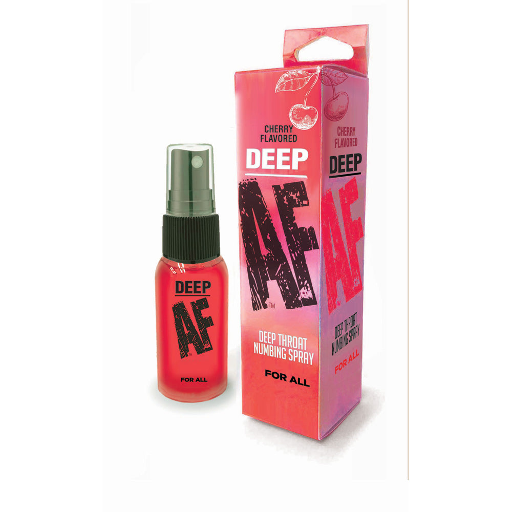 Deep Af Numbing Throat Spray Cherry | 685634110266 | Available at EroticWarehouse.com