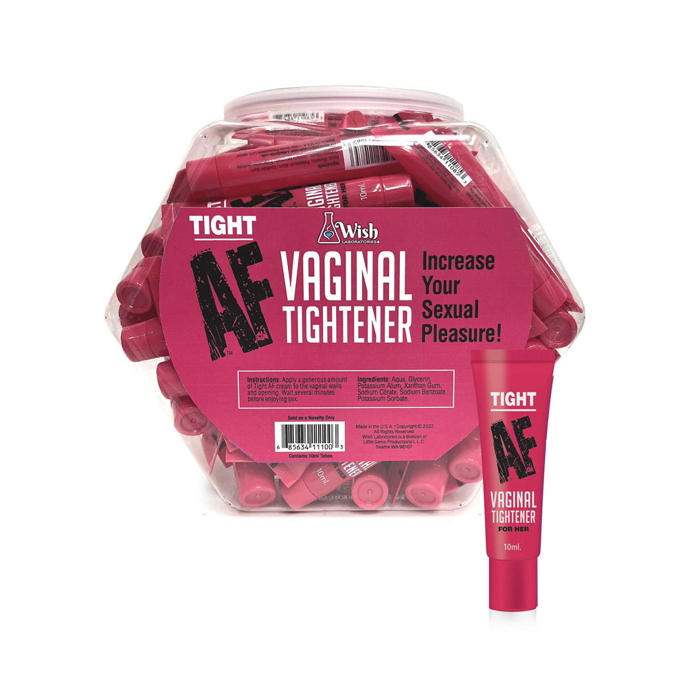 Tight Af Tightening Cream 10 ml. 65Pc Fishbowl | 685634111003 | Available at EroticWarehouse.com