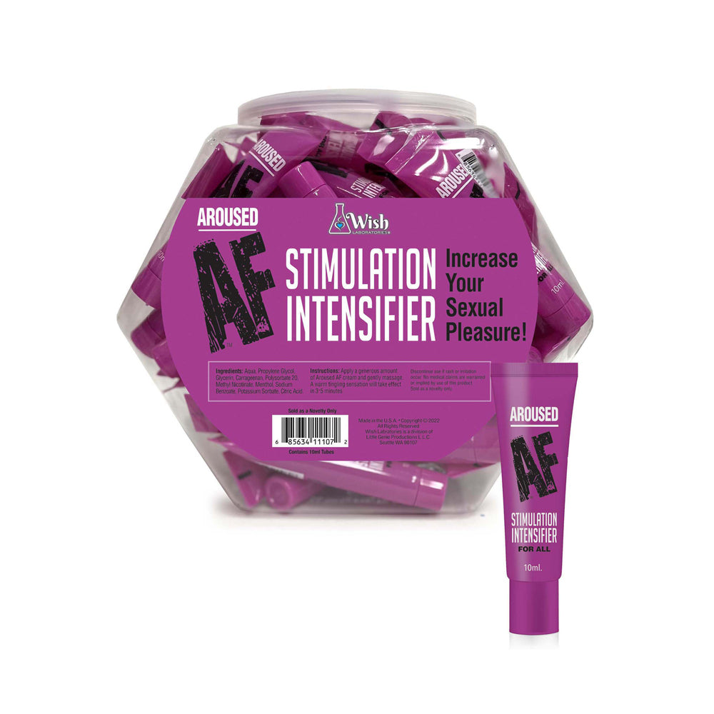 Aroused Af Stimulation Cream 10 ml. 65Pc Fishbowl | 685634111072 | Available at EroticWarehouse.com