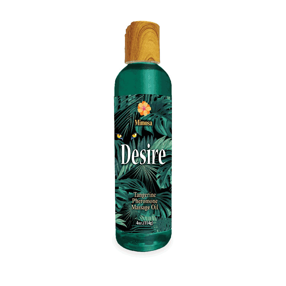 Desire Pheromone Massage Oil Tangerine 4 oz. | 685634111287 | Available at EroticWarehouse.com