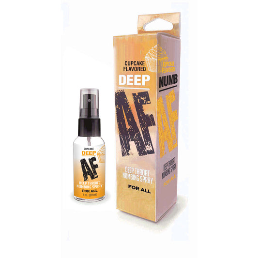 Deep Af Deep Throat Spray Cupcake 1 oz. | 685634111324 | Available at EroticWarehouse.com