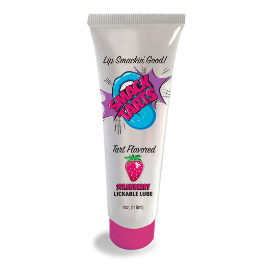 Smack Tarts Lickable Sour Strawberry Lube 4 oz. | 685634111911 | Available at EroticWarehouse.com