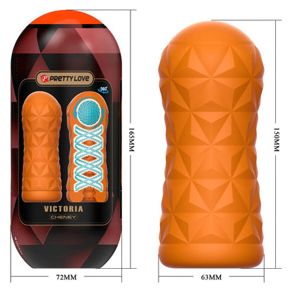 Victoria Masturbator - Orange by Pretty Love | 6959532335422 | Available at EroticWarehouse.com